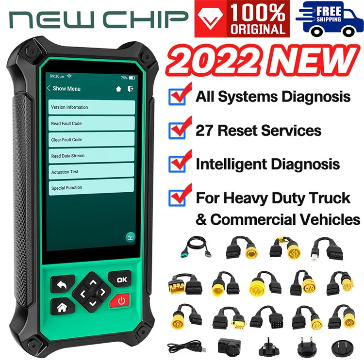 NEWCHIP HDT301 Heavy-duty Truck diagnostic instrument full system inspection and maintenance