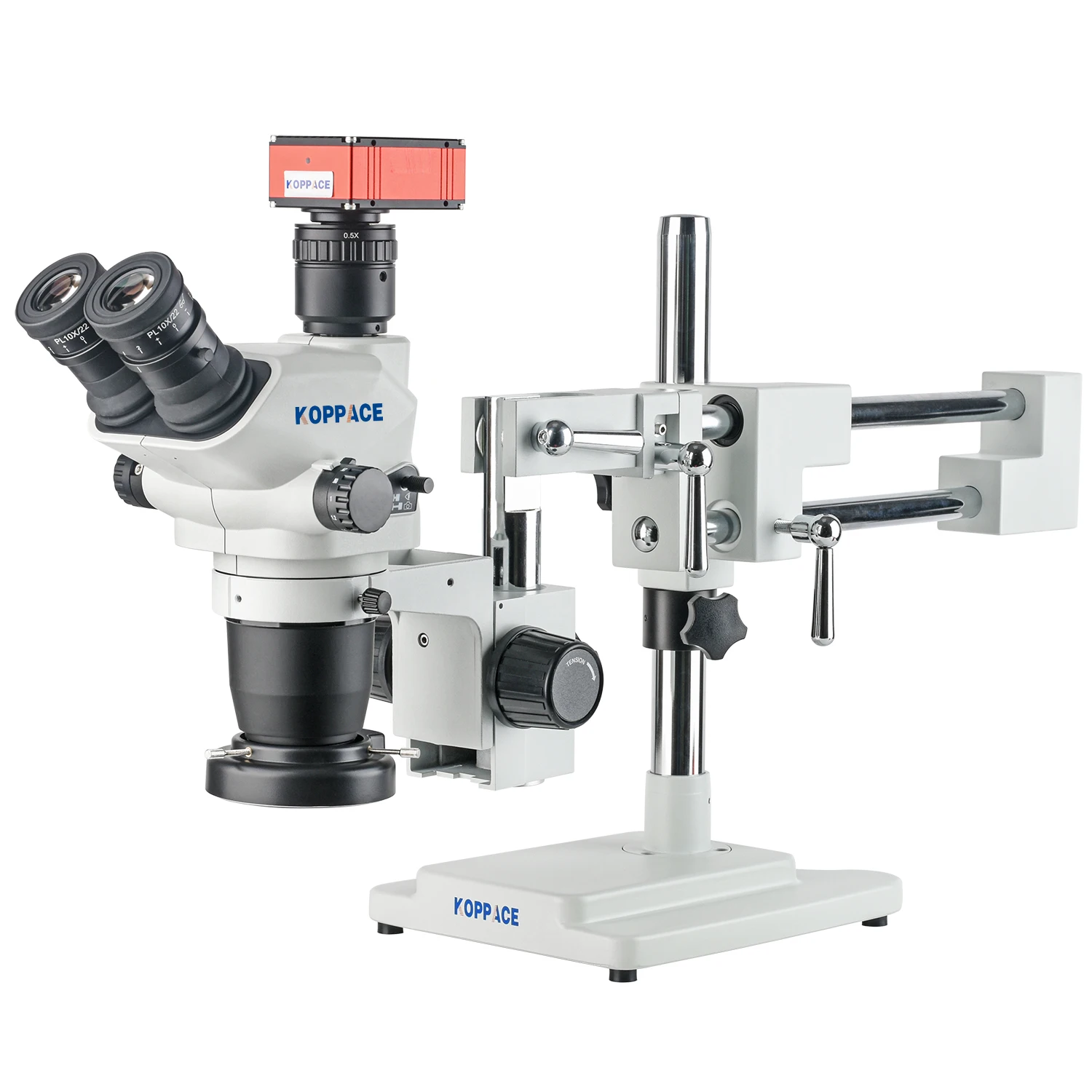 

KOPPACE 6.7X-45X Trinocular Stereo Microscope 2K HD Imaging Support For Taking Pictures and Videos and Measuring