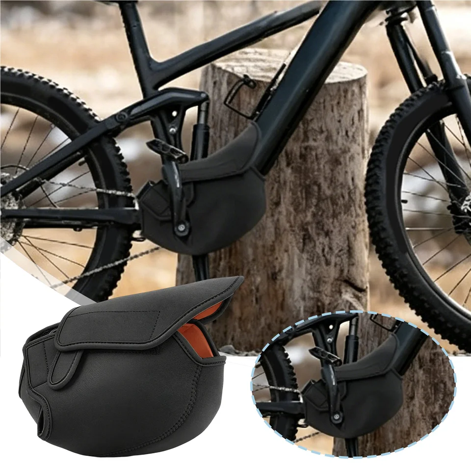 E-Bike Motor Cover Easy Installation Windproof Storage Protection Electric Bike Motor Dustproof Cover for Transportation Storage image 6