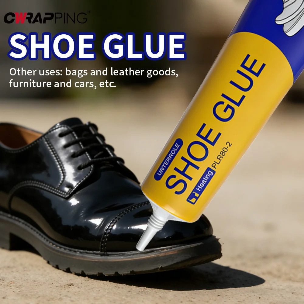 Clear Shoe Repair Adhesive Low Odor Strong Adhesive 60ml Soft Resin Shoe Glue for Fixing Worn Shoes or Boots 1/2/3PCS