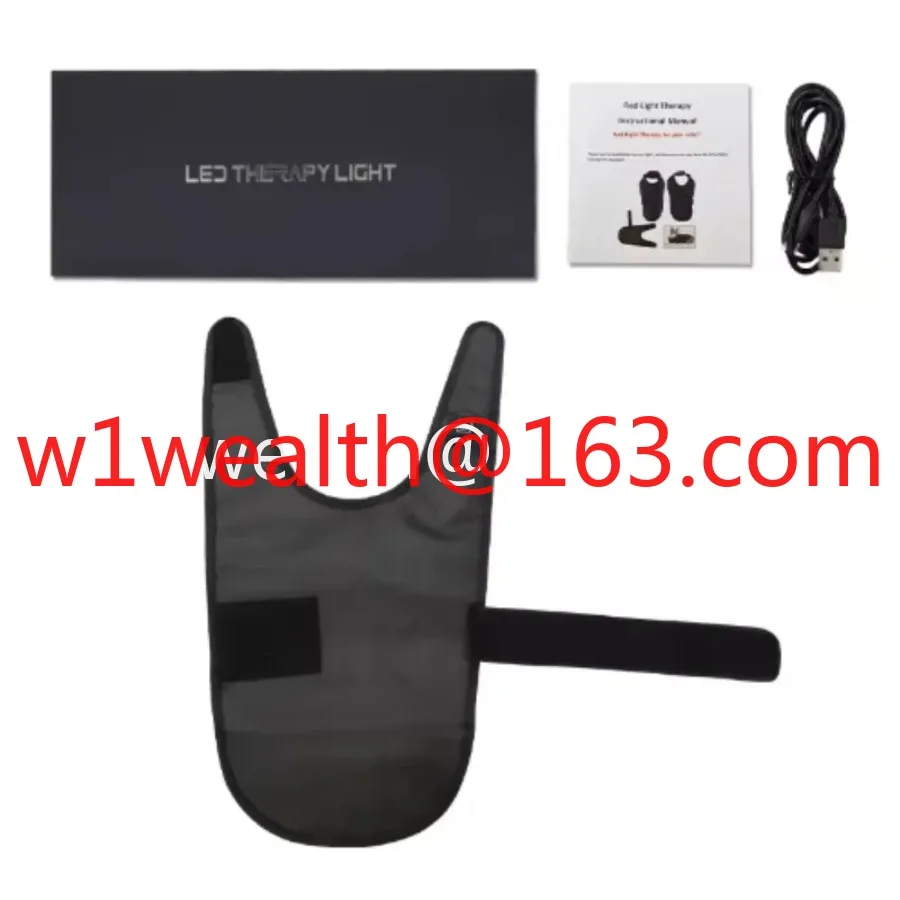 New LED Red Infrared Light Dog Clothes Animal Pain Relief Wrap Belt Dog Coat for Pet Back 660nm 850nm