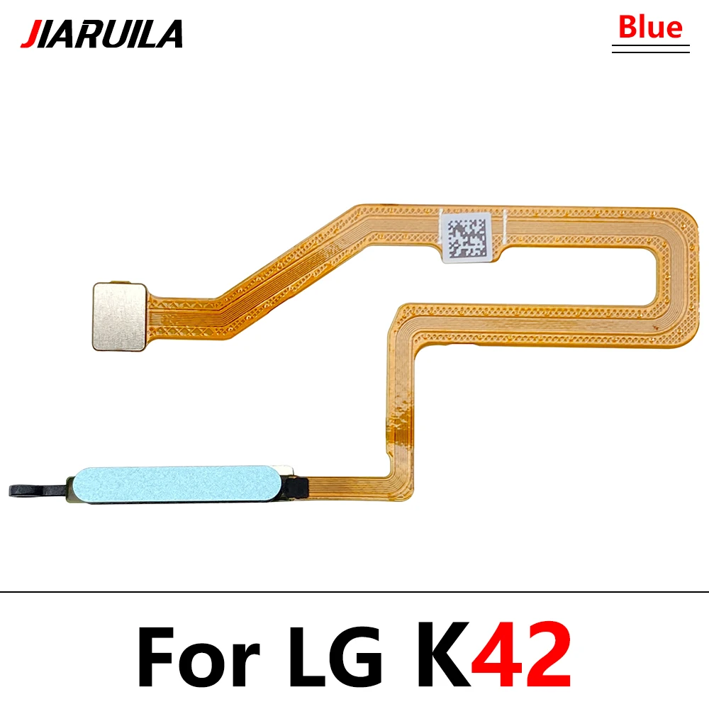 Tombol Home Sensor ID Sentuh sidik jari pengganti pita kabel Flex untuk LG K42 K52 K12 Plus K41S K50S K40S K51S K12 Max