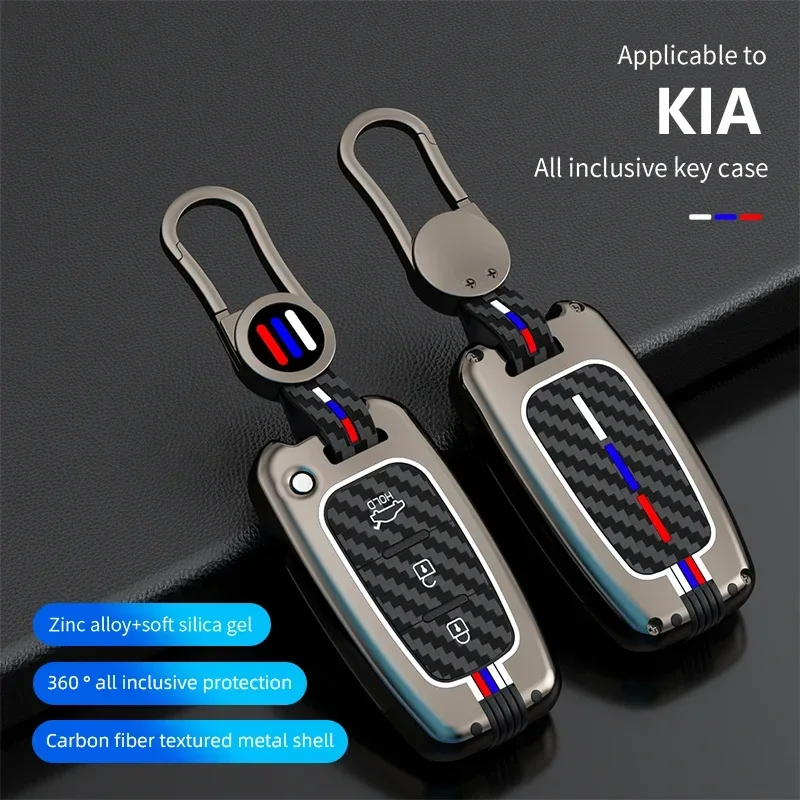 Car Key Case Cover For Kia Hyundai EQUUS Optima K5 Forte Opirus Rohens Ix35 SOUL SORENTO MOHAVE Borrego Shell Fob