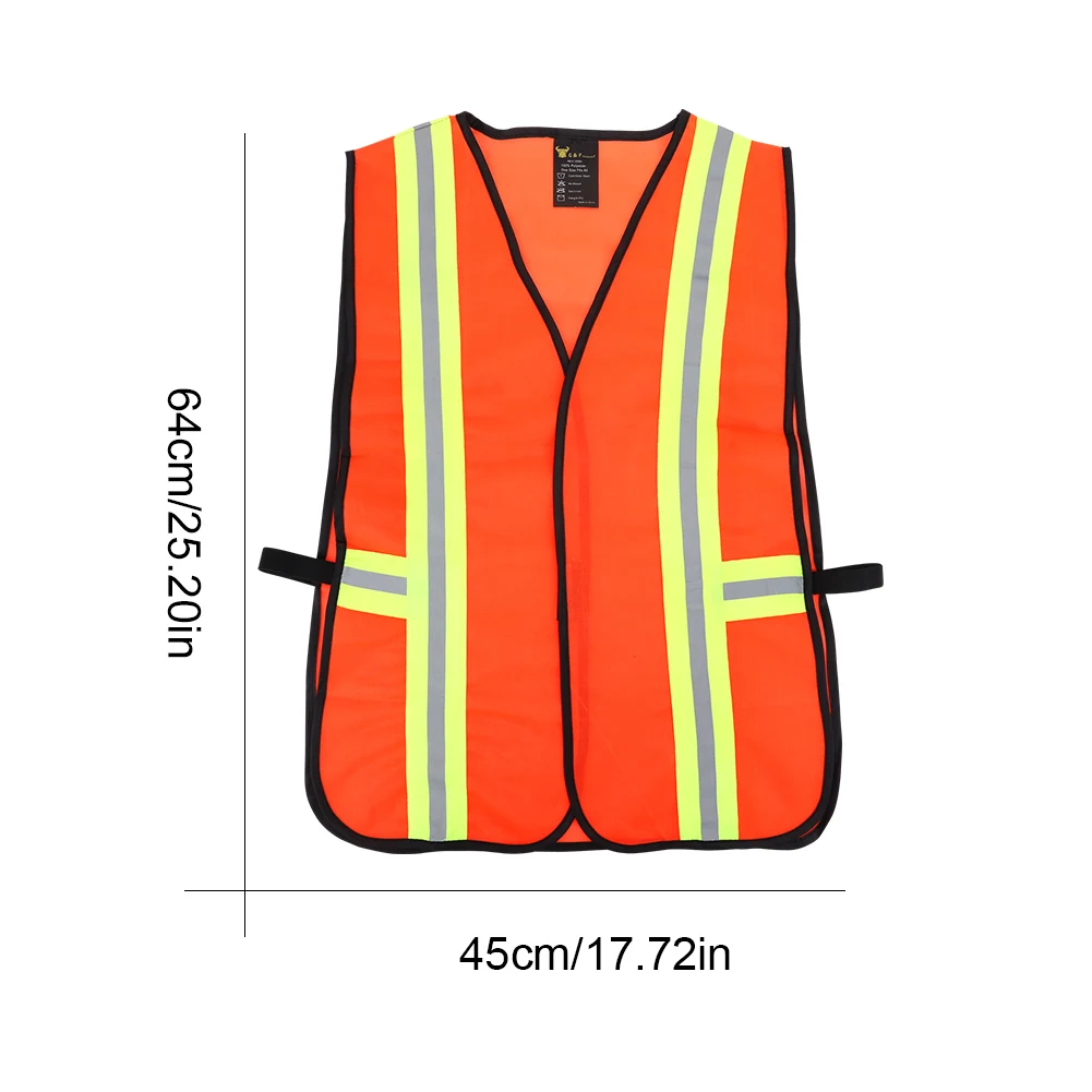 سترة أمان صناعية مع شرائط عاكسة قابلة للتنفس في الهواء الطلق سترة عمل ليلية لبناء المهندس