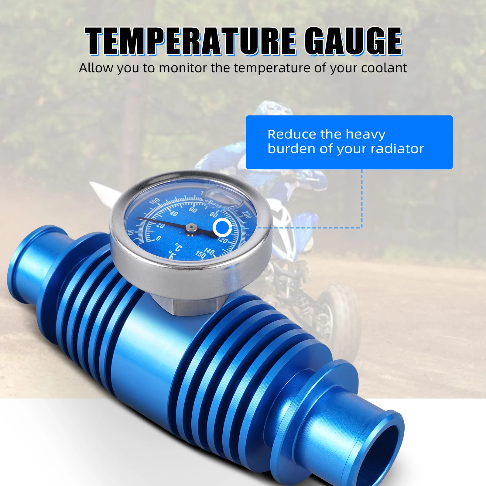 NICECNC Für Yamaha Raptor 700R 2009-2026 ATV Kühler-Wassertemperaturanzeige Kühler-Kühlmittel Für Yamaha Banshee 350 Honda – Detail 8