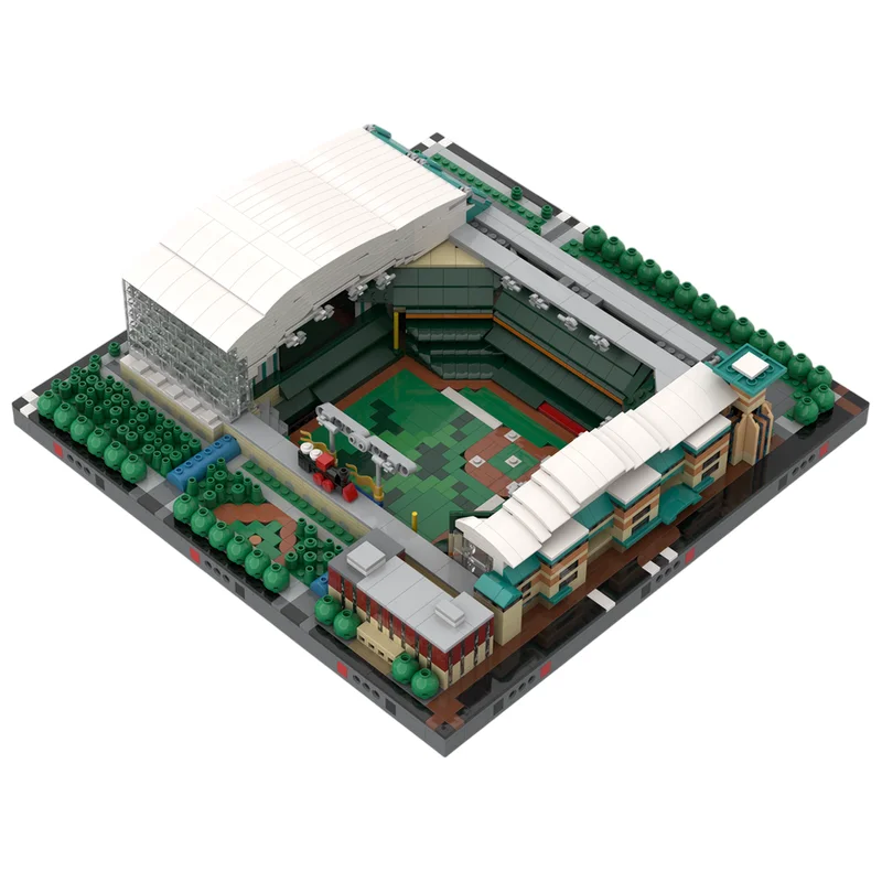 Outdoor Baseball Arena Sports Arena Field Model MOC Building Blocks DIY Assembly Brick Collectible Display Model