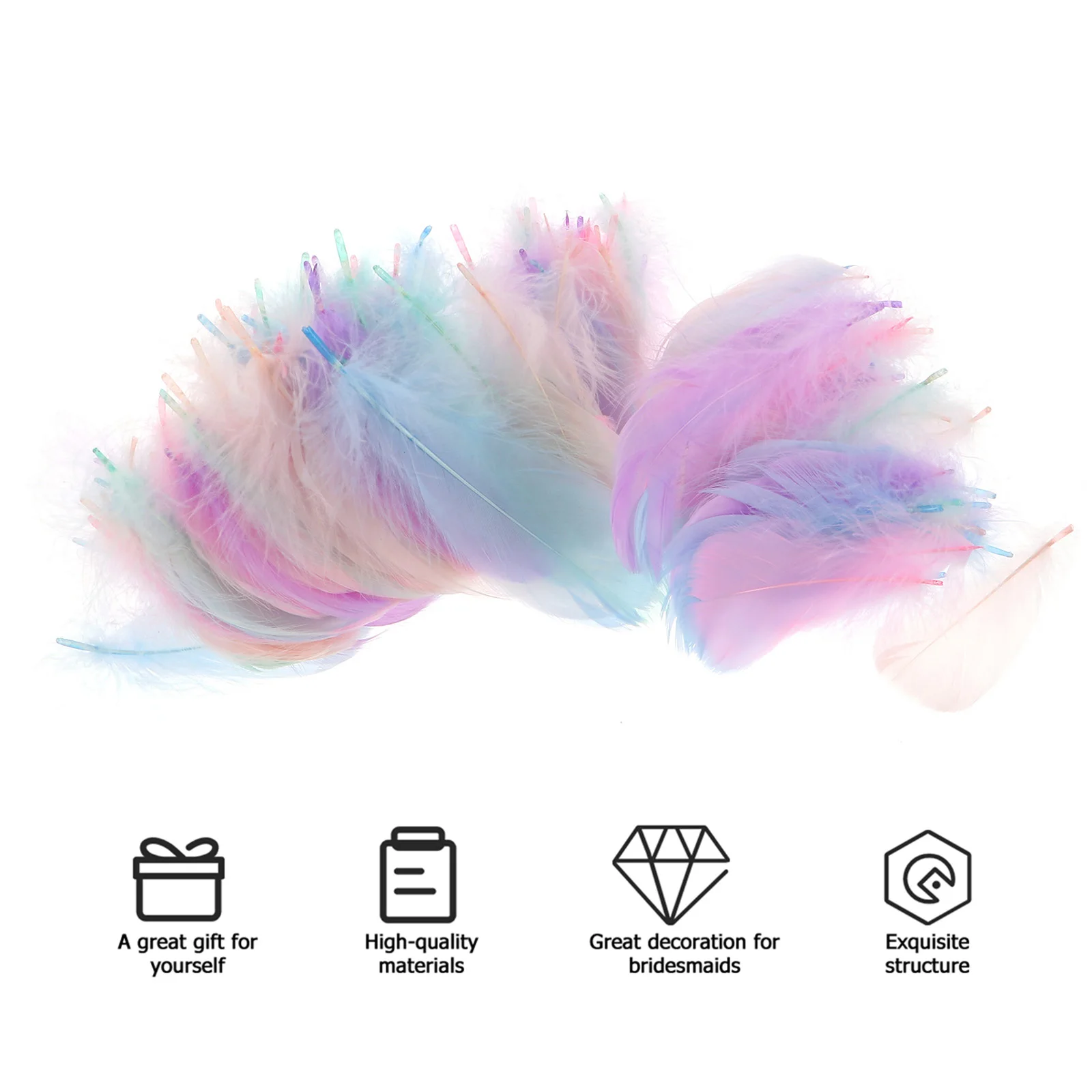 

300pcs Macaron Natural Craft Making For Diy Gift Box Filler Clothing Accessory Dream Catcher Decor