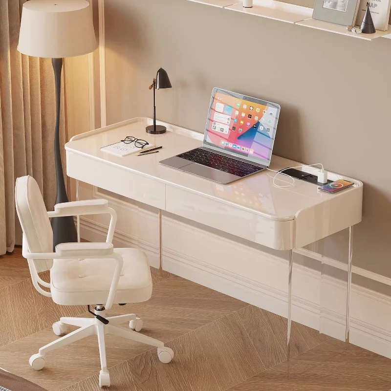 

Итальянский минималистичный скандинавский стол для комнаты, компьютерный стол, офисные столы и рабочие станции, учебный стол, белый стол