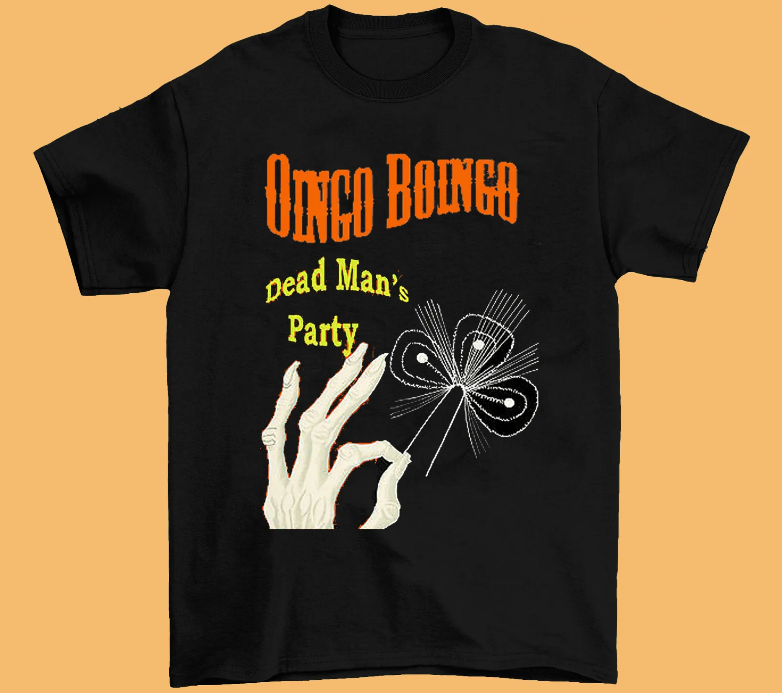 

New Oingo Boingo 1986 Heavy Cotton Black All size Tee Shirt KC766