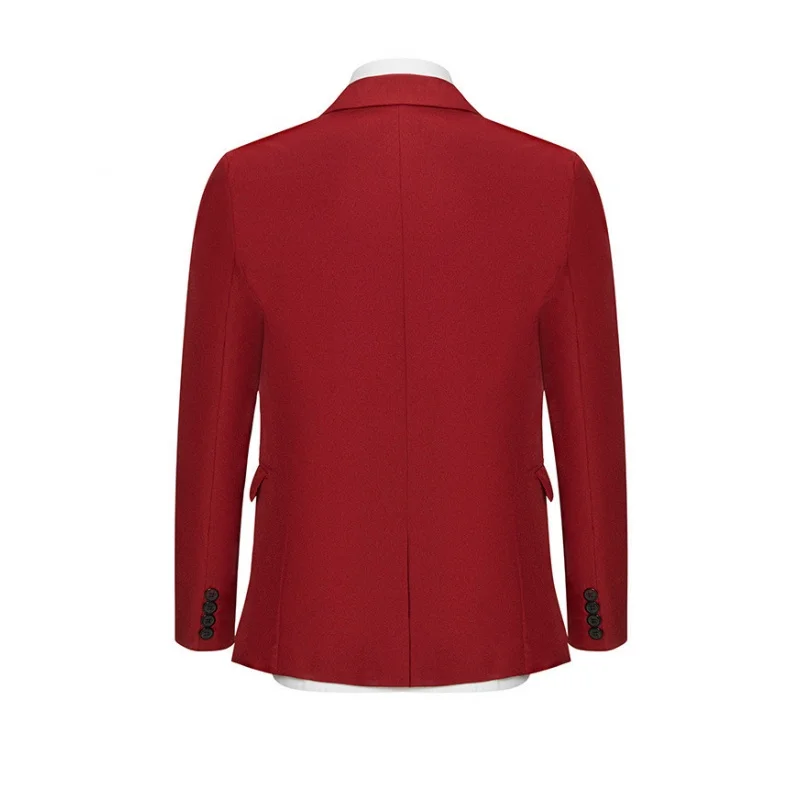 Men suit jacket Korean style leisure 1 grain buckle slim-fit solid color blazer