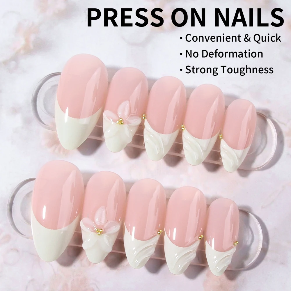 24pcs Almond 3d gel nails Whal - Decorating Tip Set recensione e prezzo