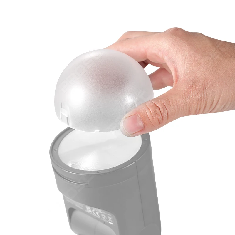 AK-R11 قبة الناشر استبدال ل Godox V1 برو V100 AD100Pro فلاش مستدير الرأس/AD200/AD200Pro/لقطع غيار سلسلة فلاش V1