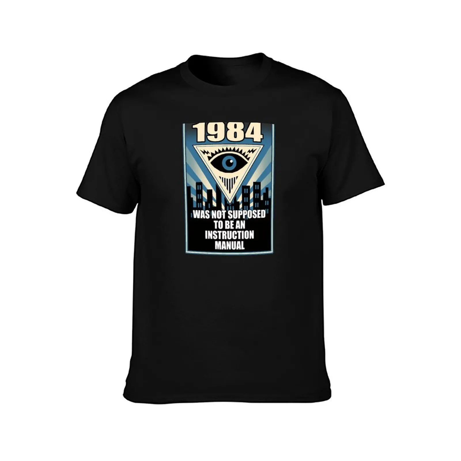1984 was not supposed to be an instruction manual T-Shirt Summer Casual Cotton Tee Oversized Streetwear Tops Unisex Men Women