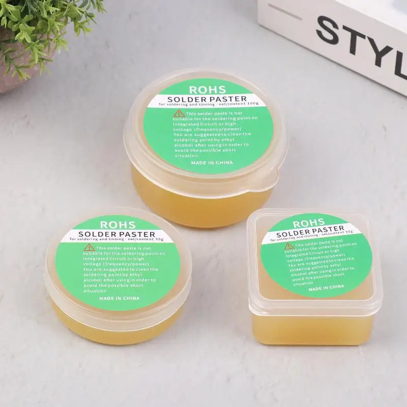 1 قطعة 30/50/100 جرام لحام لحام لصق المهنية لحام الجريان 183 درجة درجة حرارة متوسطة لا الصنوبري النظيف