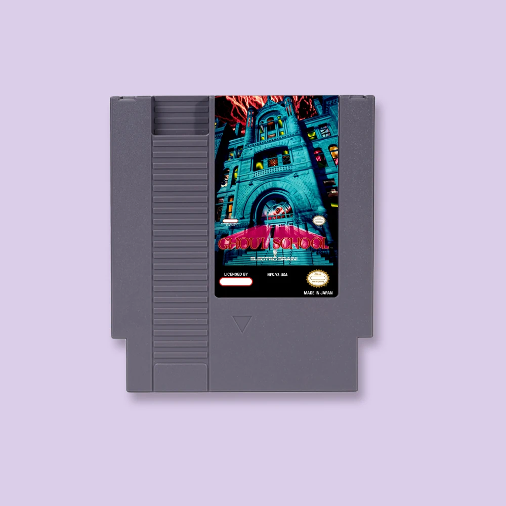 

Ghoul School Game Cartridge Action Game For NES 8Bit 72PIN Consoles Game Card