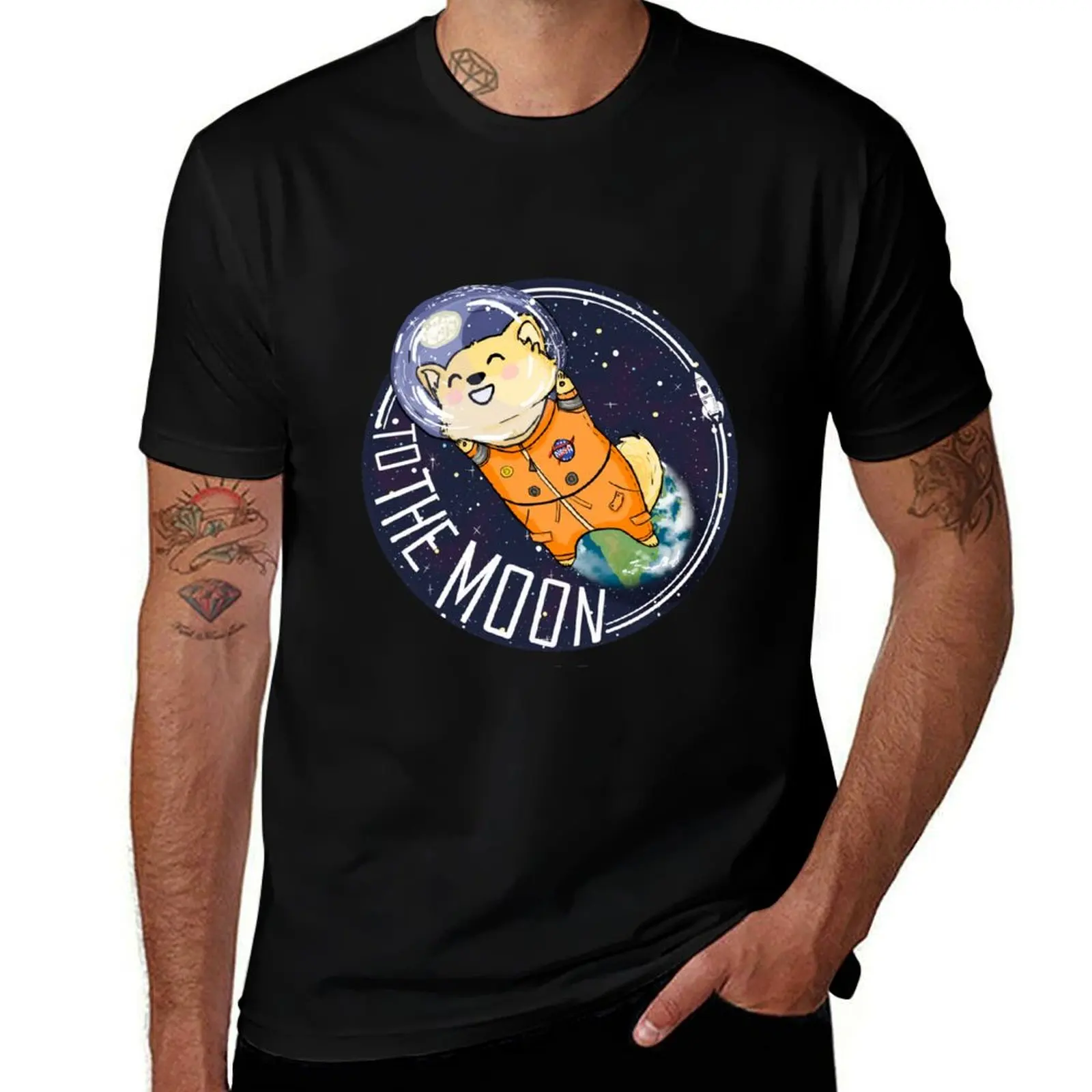 

TO THE MOON T-Shirt sports fans cute clothes quick drying T-shirts man mens graphic t-shirts big and tall