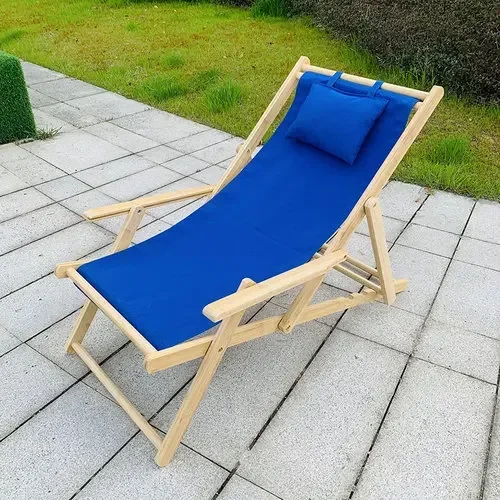 

Handrail Wood Beach Chairs Recliner Balcony Home Folding Beach Chairs Portable Fishing Silla Plegable Outdoor Furniture