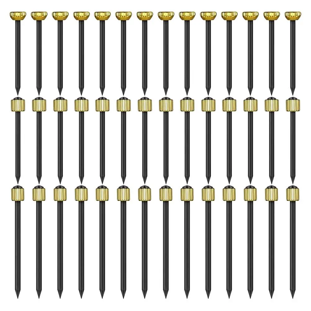 

90 Pcs Black Copper Head Nails for Wall Picture Frames Hanging Kits High Load Capacity Damage Home Office Use