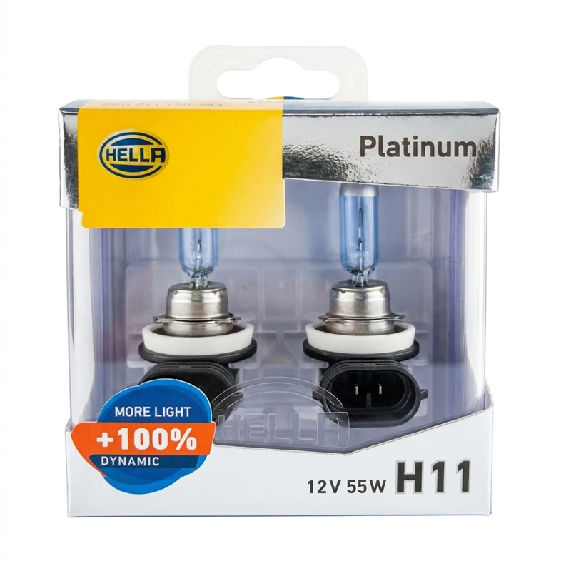 HELLA H7 H4 H11 HB3 9005 Halogeenkoplamp Tot 100% Meer Helderheid Originele Autolampen