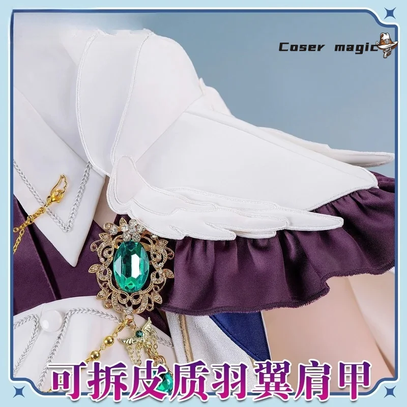 أنيمي M i COS k u تأثيري الفروسية فارس الخيال فستان أنثى هالوين زي