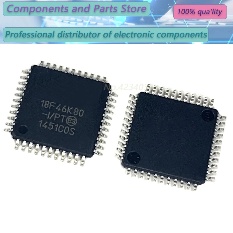 1pcs 100% New PIC18F46K80-I/PT PIC18F46K80-I PIC18F46K80 PIC18F46  QFP44 Geïntegreerde Chip Originele Nieuwe