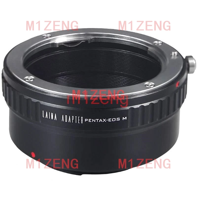 Adapter Ring for Pentax PK Lens to canon EF-M EOSM/M2/M3/m5/M6/M10/m50/m100/m200 Mirrorless camera