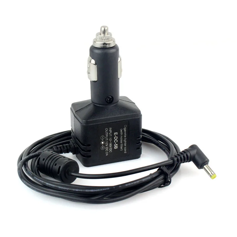 YAESU-cargador de Radio E-DC-5B para coche, Cable de encendedor de cigarrillos para Vertex VX-6R, VX6R, VX7R, VX-7R, VX-8DR, FT-60R, FT-277R