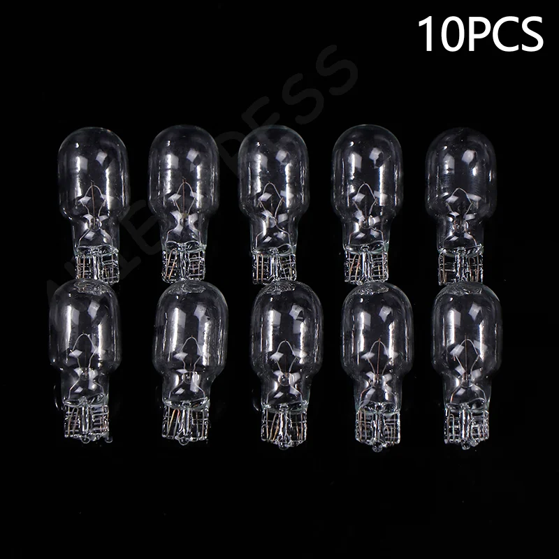 10 Pack T15 12V 16W Halogen Bulbs; Car Side & Interior Lighting; High Performance Auto Lights