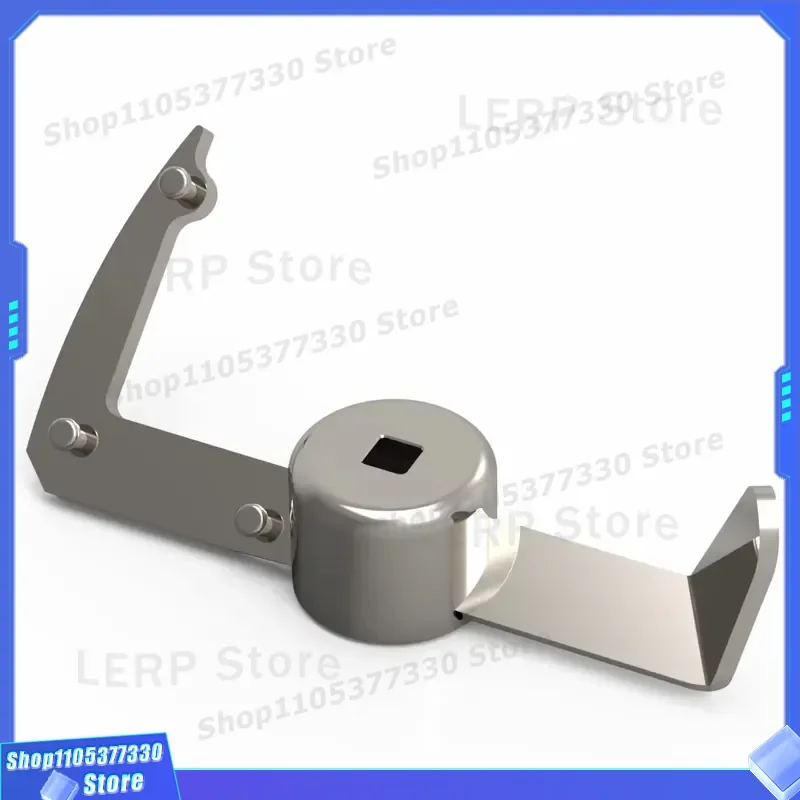 Commercial Ice Cream Machine Mixer Blade Food Grade Stainless Steel 45 Degree Angle for Water Nut Milk Fruit Processing