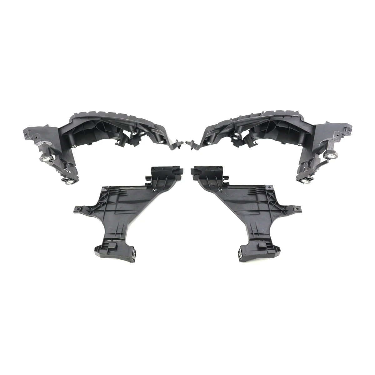 

Set Headlight Headlamp Mount Support Plate Bracket For AUDI A4 B8 2013-2016
