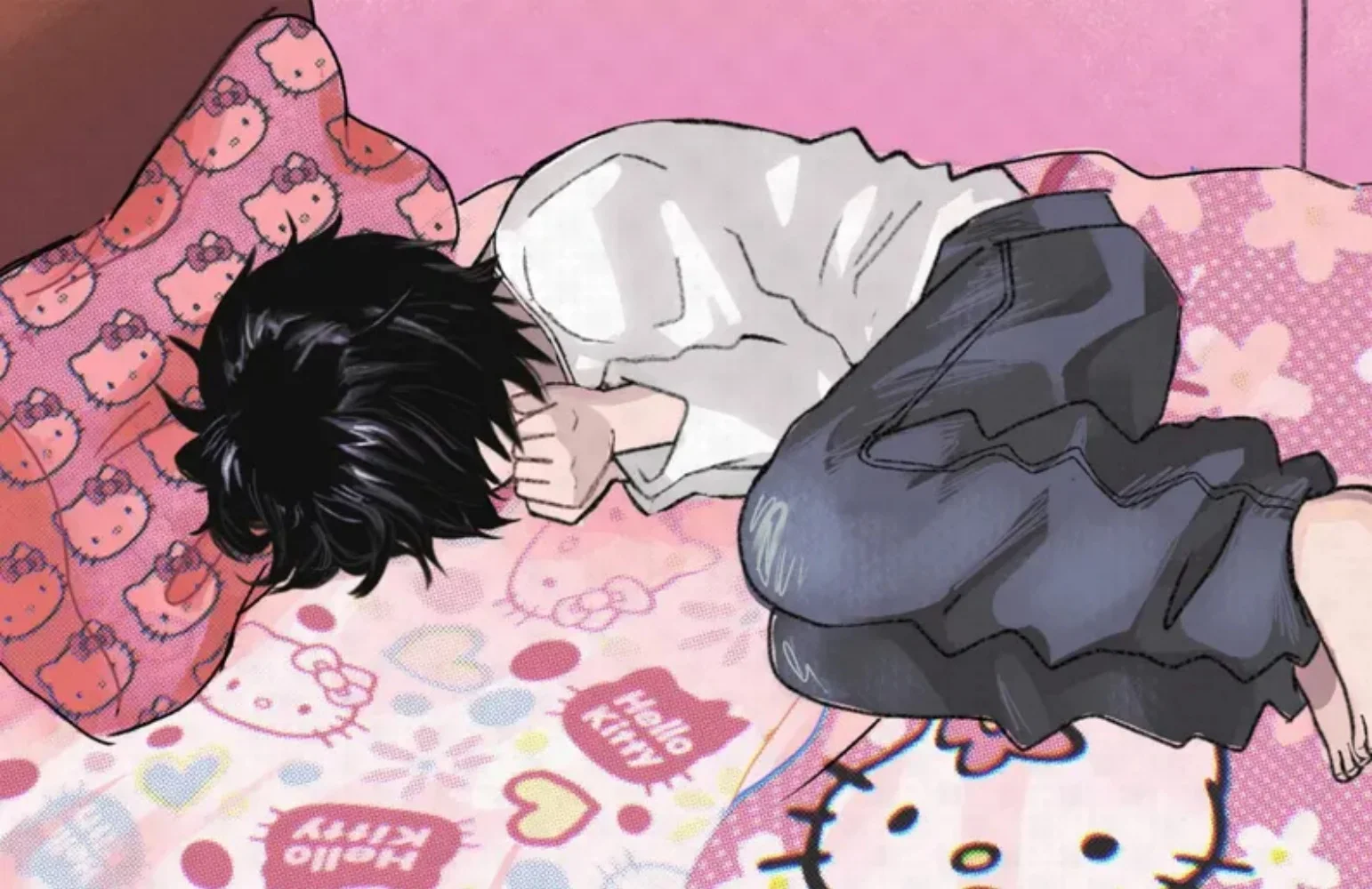 

Emo L Kitty Anime Hanging Poster – Adorable Feline-Themed Design Perfect for Home Bedroom Wall Decor