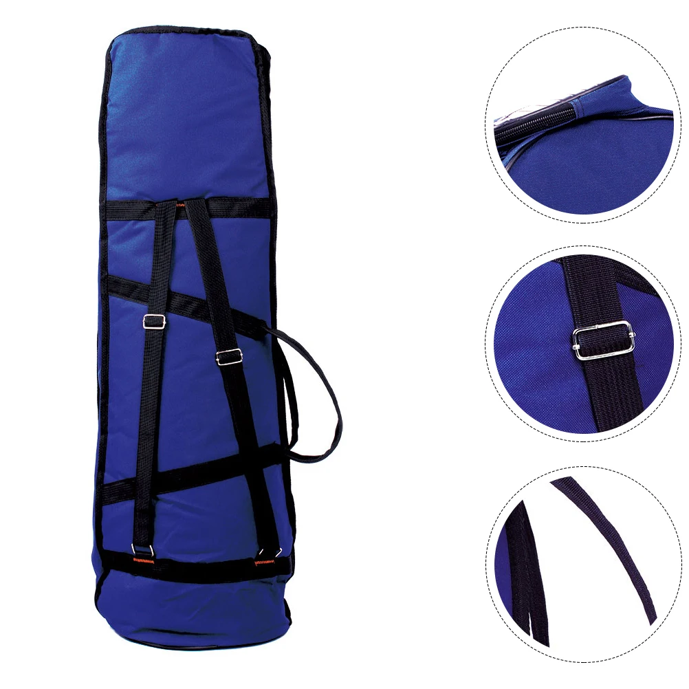 

Storage Bag Trombone Handbag Musical Instrument Trumpet Case Backpack Blue Travel