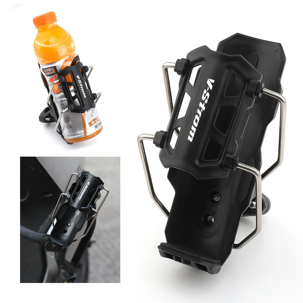 For Suzuki Vstrom DL 650 1050 XT 650XT DL650 DL1000 Motorcycle Water Bottle Drink Cup Holder Accessories