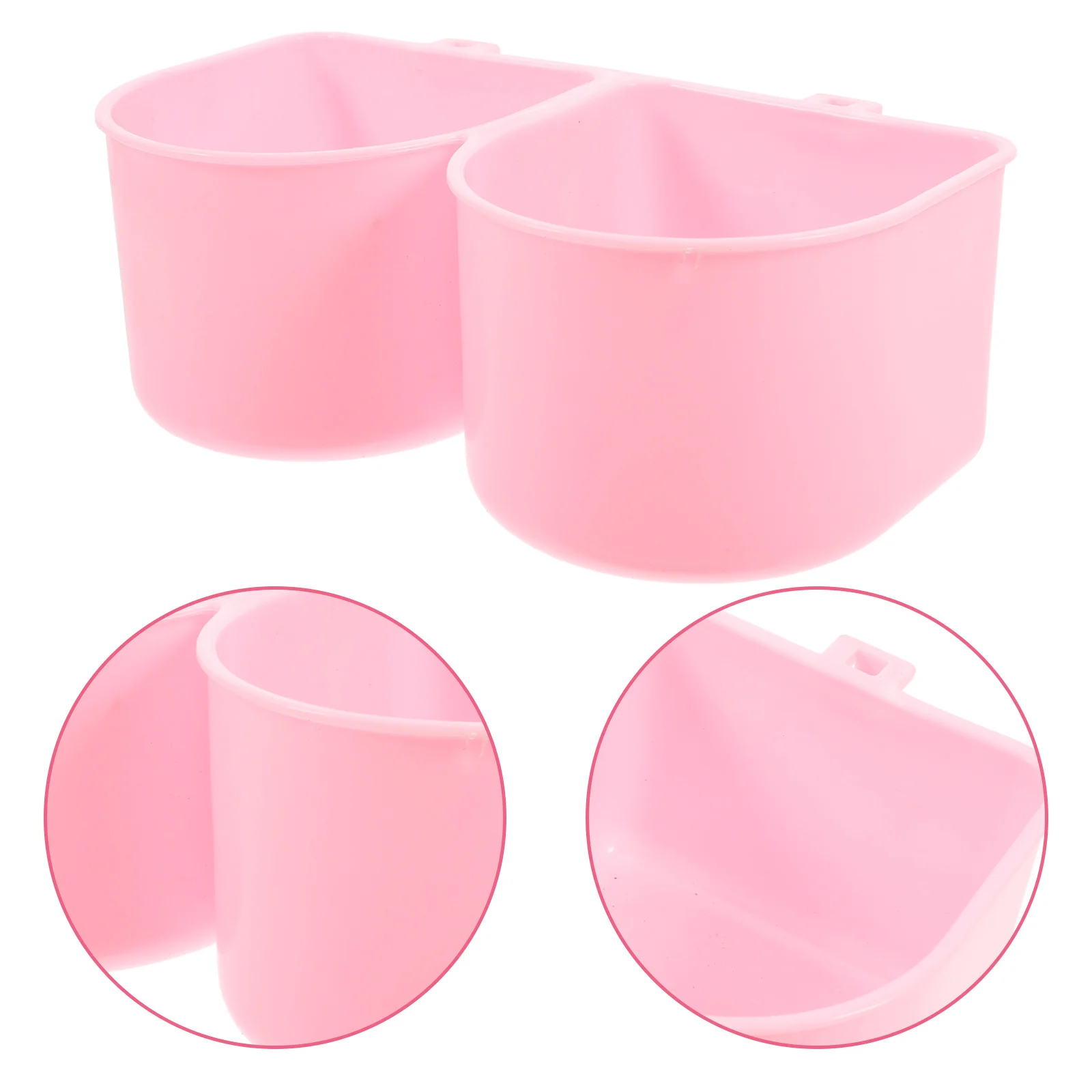 

Adjustable Pet Hanging Feeding Bowl Splashproof Abs Material for Dog Crate Food Dish Small Animals