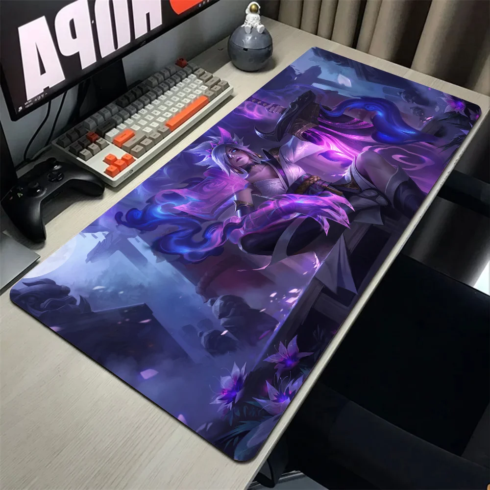 Riven League Of Legends Mousepad Mouse Mat Desk Mat With Pad Gaming Accessories Prime Gaming XXL Keyboard Pad Padding Mat