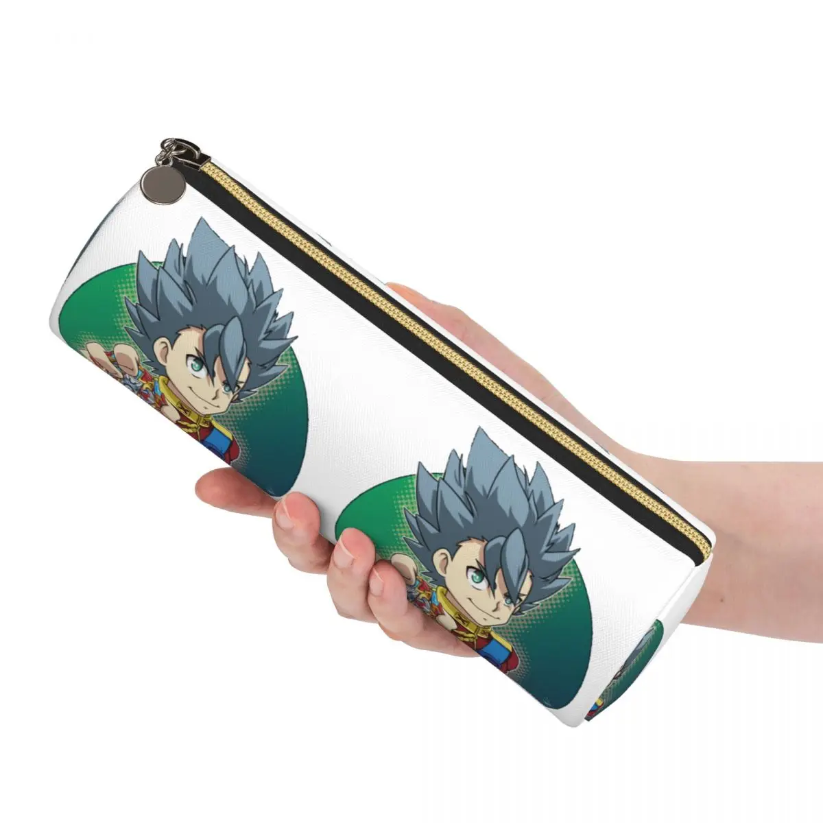 Bild 3: Xhan Xavier Bogard von Beyblade Burst Federmäppchen, Stiftetui, zylindrische Stiftbox, Bleistiftbeutel für Kinder, Schreibwaren