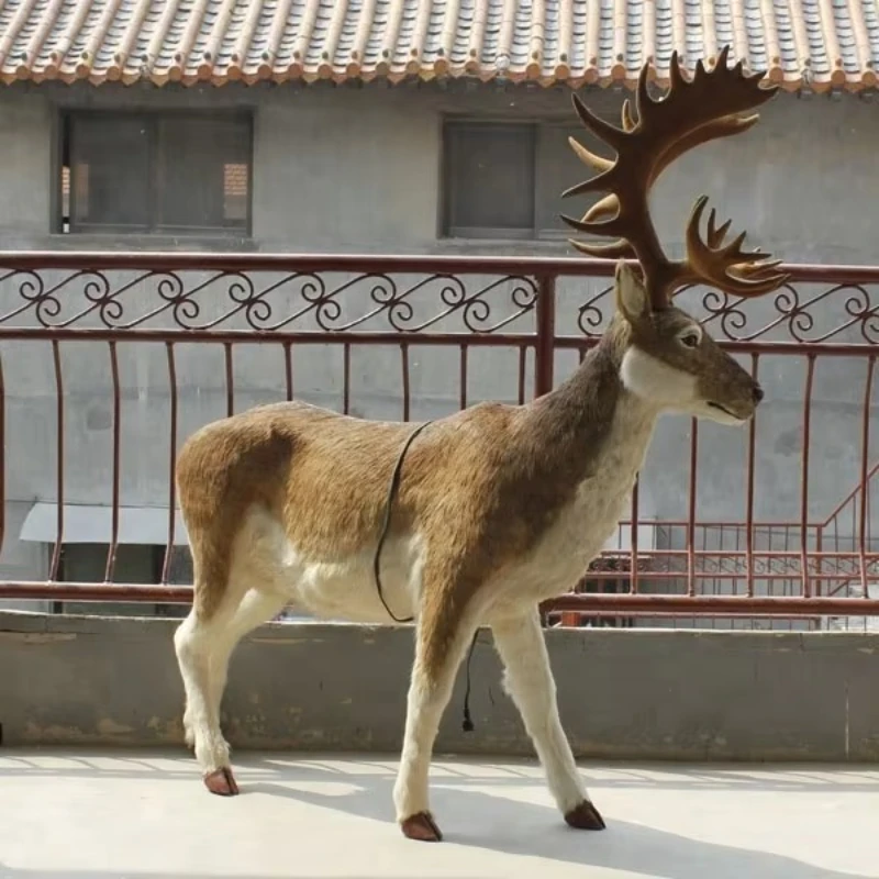 

Large Standing Christmas Reindeer Ornament