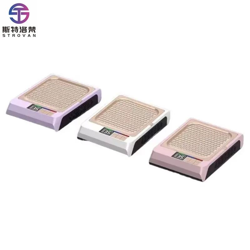 STLF LZS Portable Rechargeable Nail Dust Collector with 80W Brushless Motor Design Electric Power Supply