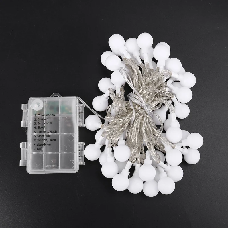 리모컨 방수 배터리 박스 조명, 13 키, 5 미터, 50 볼 펜던트
