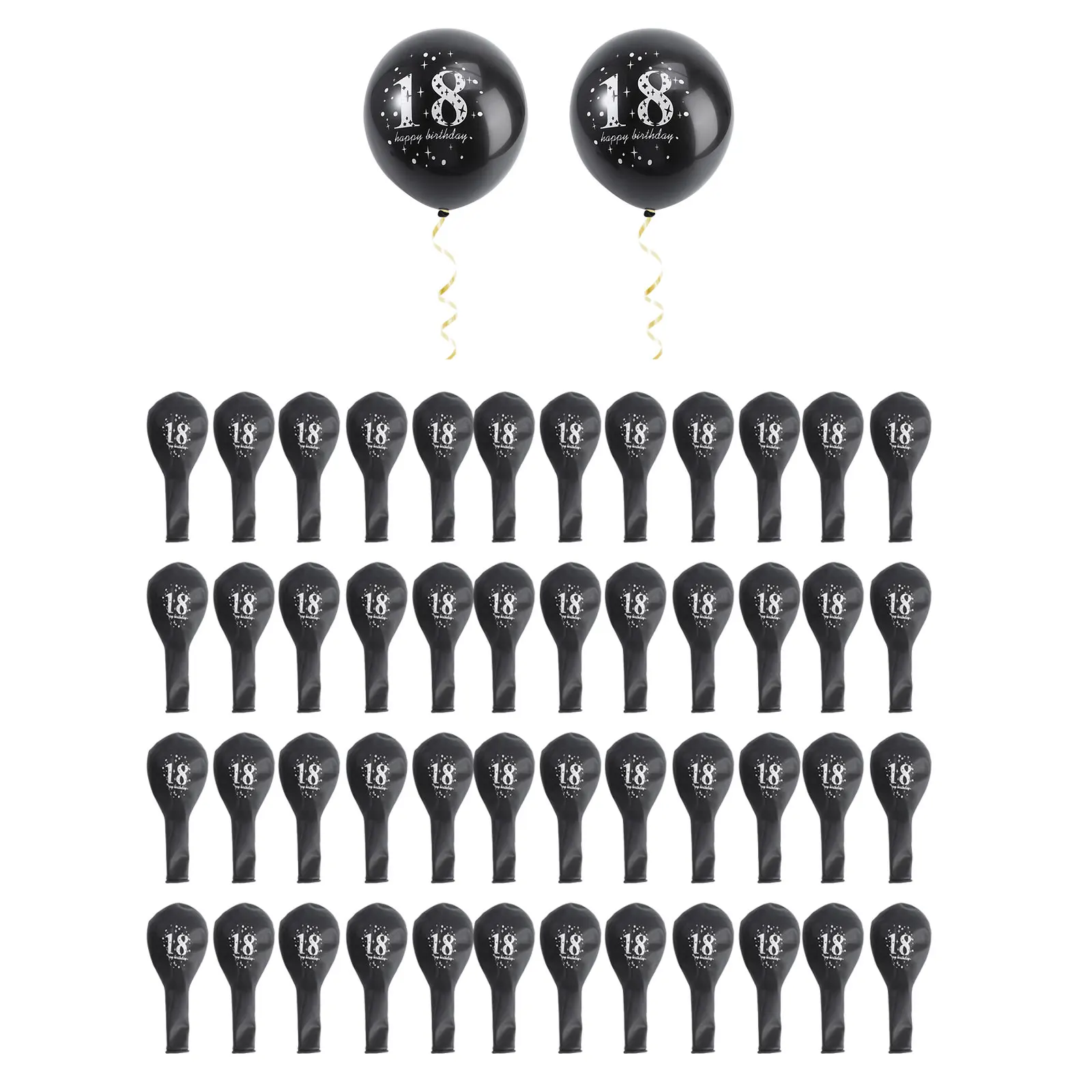 

50 Pcs Latex Balloons Party Supplies Decorations Birthday Favors Helium Balloon Unique Printing Festive Atmosphere Balloon