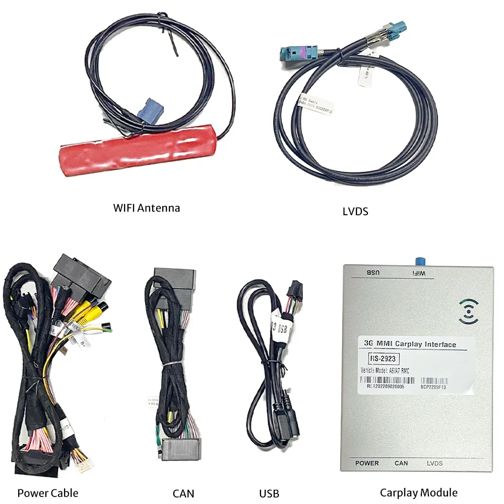 High qualityWireless CarPlay Interface Android Auto for   RMC A6 A7 Reverse  Video Module