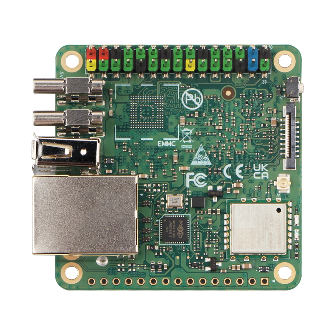 Radxa Cubie A7S, kieszonkowy, Allwinner A733, ośmiordzeniowy procesor, 3 TOPS NPU, WiFi 6, BT 5.4 — 2