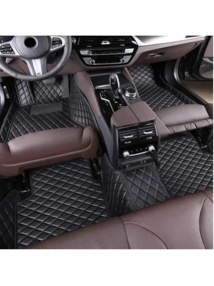 3D-gescannte, maßgefertigte Autofußmatten für Chrysler 300C LX 2004-2010, 5-Sitzer, hohe Kante, wasserdicht, rutschfest, perfekte Passform, Allwetter, Komplettset Auto-Fußmatten.