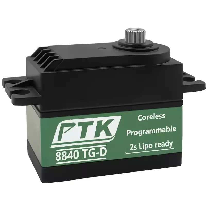 PTK 8840 TG-D metal digital steering gear High torque 24KG 25kg 7.4V high pressure / hollow cup servo 0.12 seconds