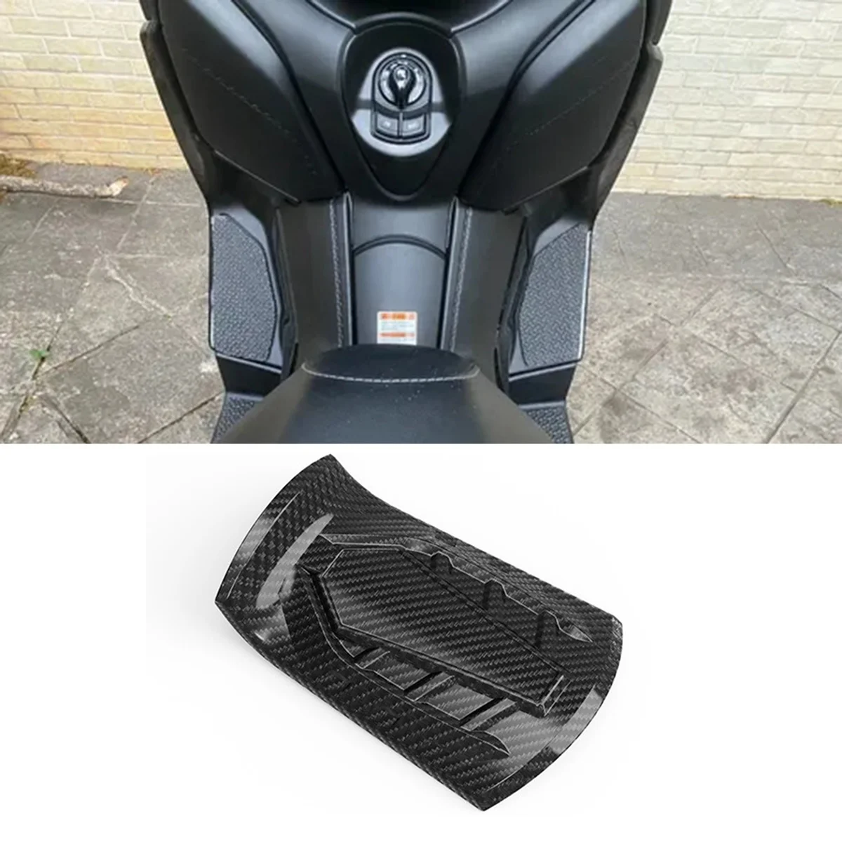 Motorcycle Carbon Fiber Fuel Gas Oil Tank Cap Cover Sticker for X-MAX XMAX 250 300 400 XMAX250