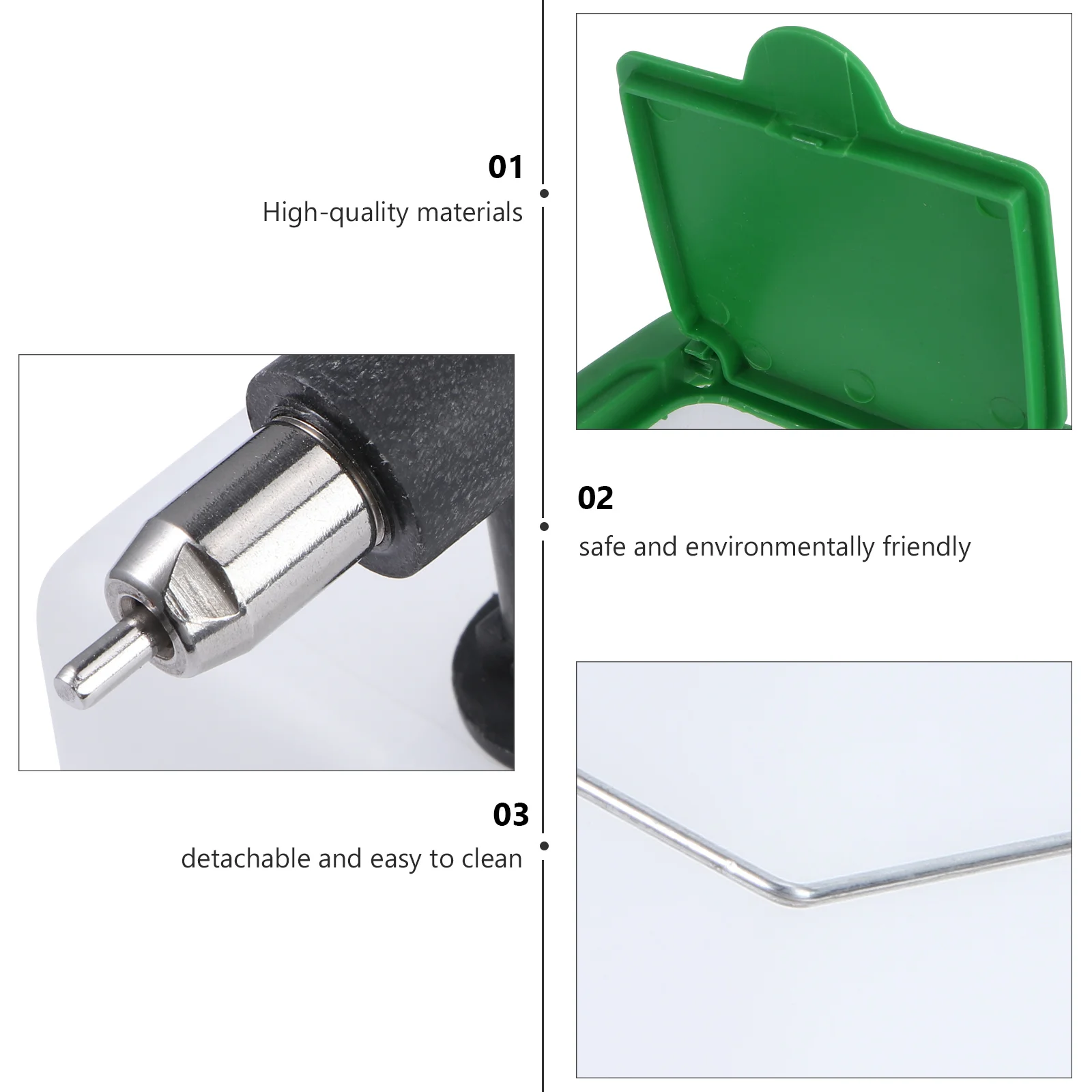 

1pc Rabbit Drinking Bowl Automatic Water Fountain Pet Supplies Durable Anti-Corrosion Easy Install No Leakage Detachable Safe