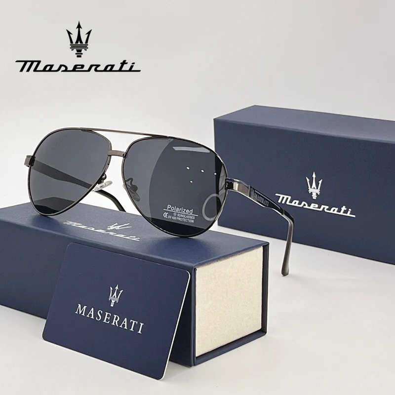 

MASERATI автомобильные высококачественные поляризационные очки UV400 для солнцезащитных очков Ghibli Levante Mc20 Mcpura Quattroporte Grecale GT GranCabrio Drive