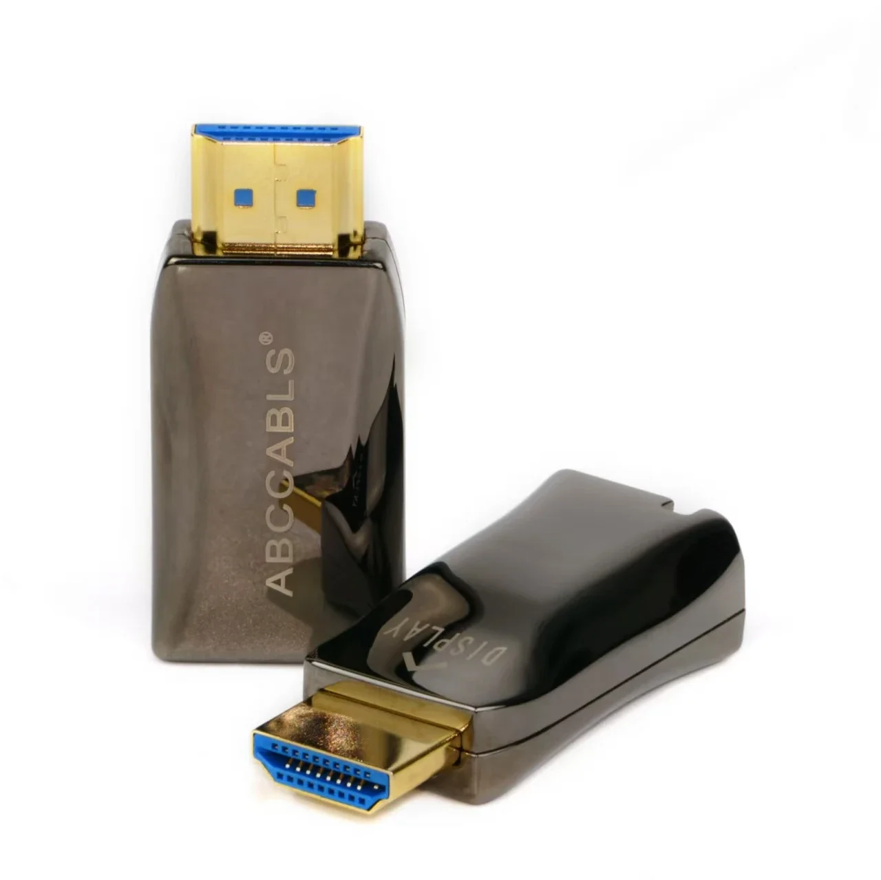 2026/ABCCABLS 4K 8K Dual Core LC Fiber Optic Transceiver Extender 2.0 Version Multimode HD Video Adapter Connector Plug Aluminum