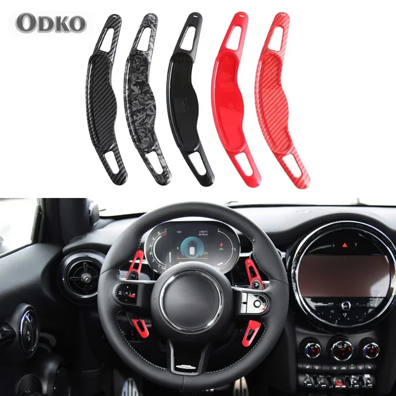 For Mini F54 F55 F56 F57 F60 2014-2022 Auto Steering Wheel Rear Shift Paddle Car Shift Equipment Semi Automatic Clutc Black Red