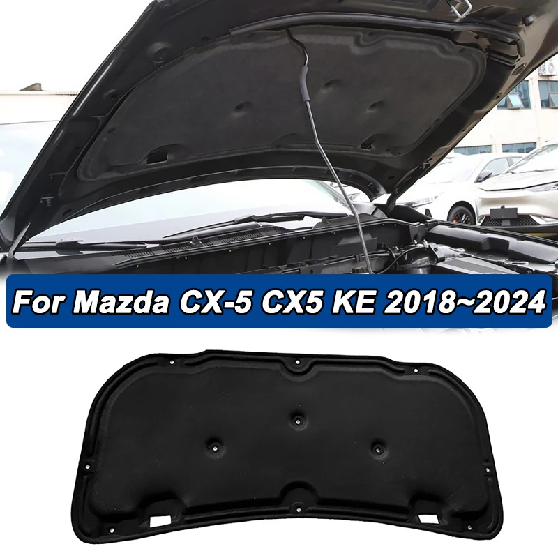 

Car Engine Sound & Heat Insulation Cotton with Buckle For Mazda CX 5 KF CX-5 MK2 2018-2024 Replace Engine Heat Insulation Mat